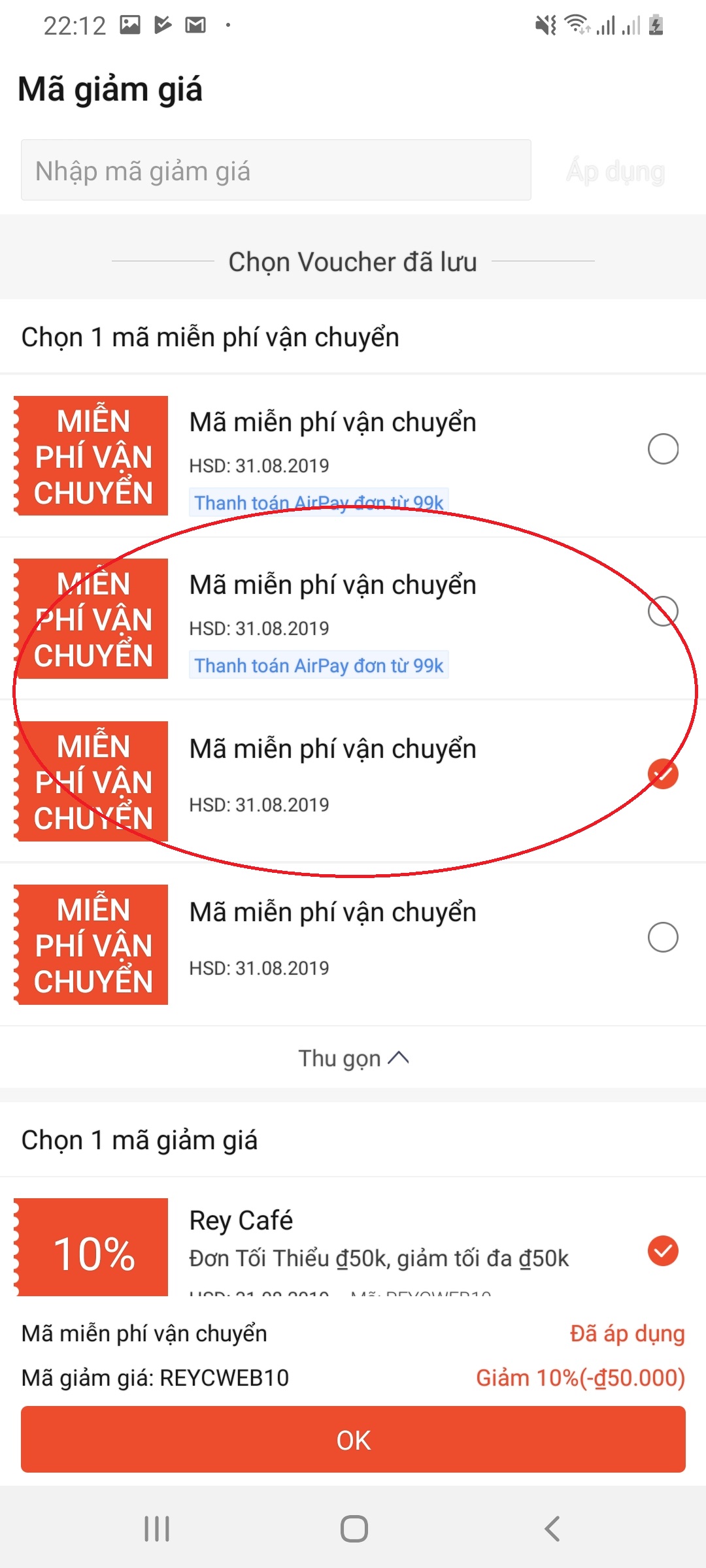 Freeship, miễn phí vận chuyển tại Shopee